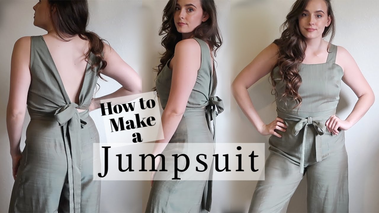 HOW TO MAKE A JUMPSUIT (easy) Wear it 3 Ways!