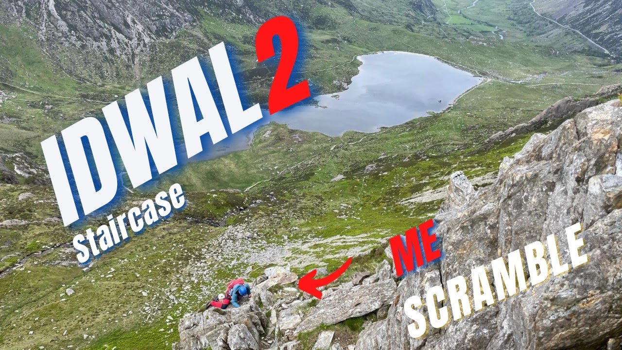 SNOWDONIA - IDWAL STAIRCASE - in 4k - A great scramble. No2 in the Idwal series