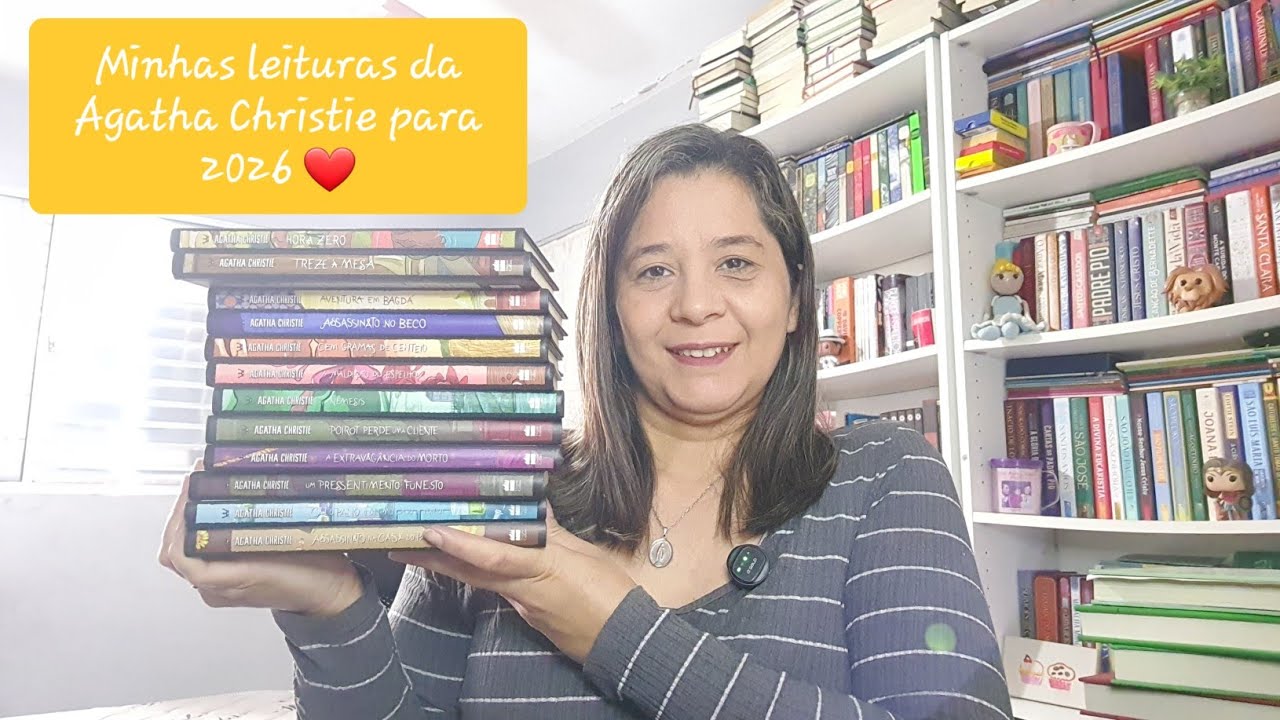 Minhas leituras da Agatha Christie para 2026 ❤️
