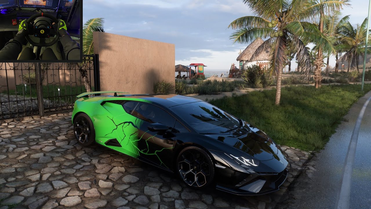 Lamborghini Huracán Tecnica V10 2022 | Forza Horizon 5 | Thrustmaster T300 Ferrari 599 EVO