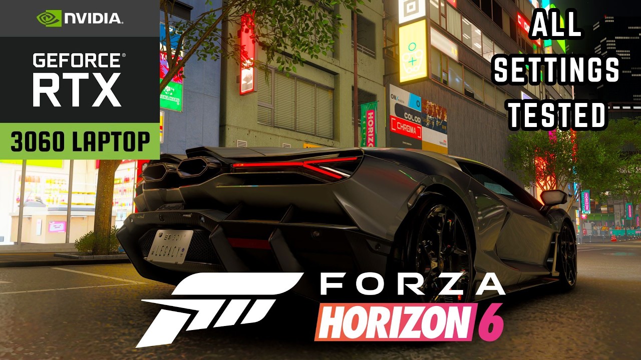 Forza Horizon 6 - RTX 3060 Laptop - All Settings Tested
