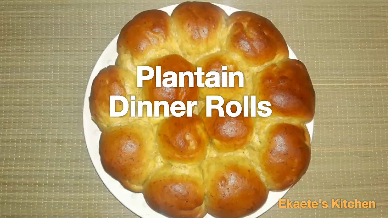 Plantain Bread Rolls/Buns