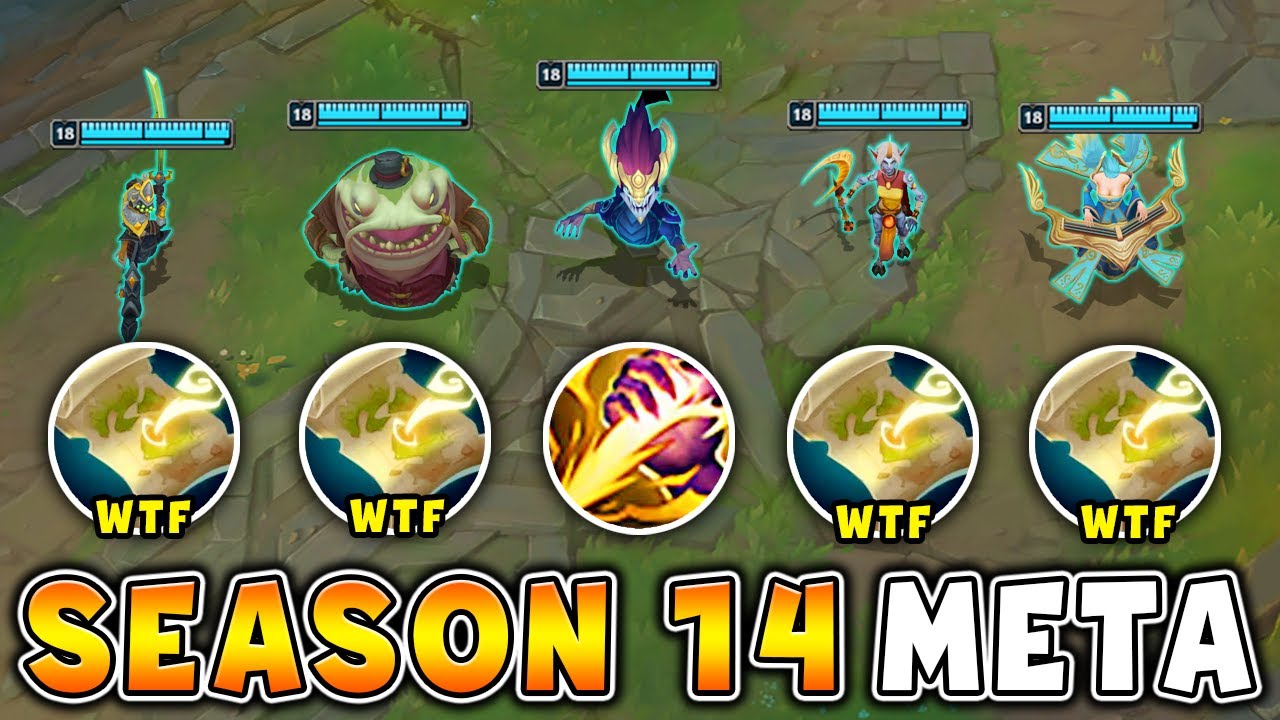 WE CREATED A NEW META IN SEASON 14! (NO JUNGLER, 4 SUPPORT ITEMS...)
