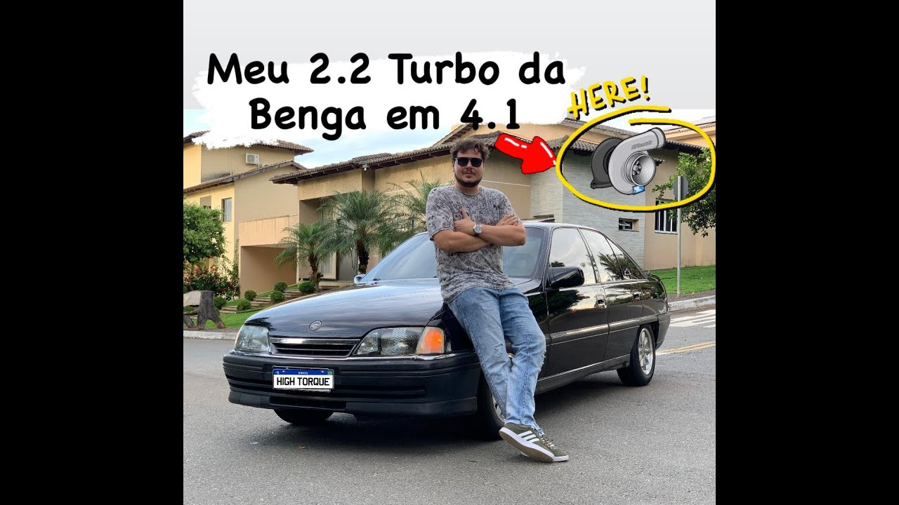 MEU OMEGA 2.2 TURBO DA BENGA EM 4.1