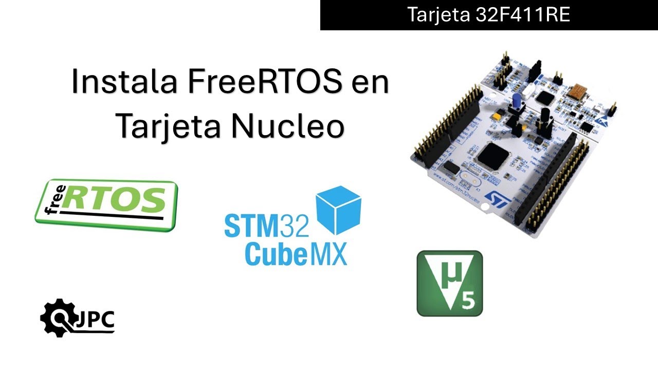 Instalando freeRTOS en una tarjeta nucleo con STM32 CubeMX y Keil