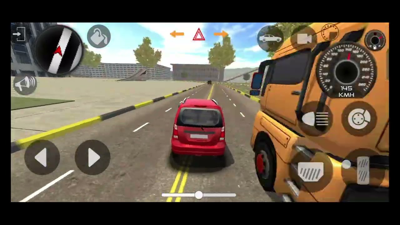 Car driving simulation 