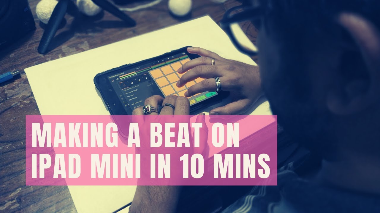 THIS IS HOW YOU MAKE A BEAT ON IPAD [Producing Music On iPad Mini] | Phal Music | Studio Vlog