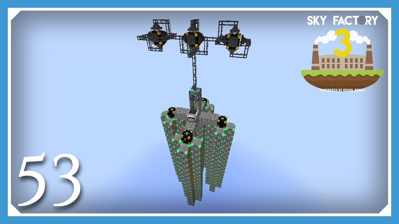 FTB Sky Factory 3 | Fill A Quantum Storage Unit! | E53 (Modded Skyblock Minecraft 1.10.2)
