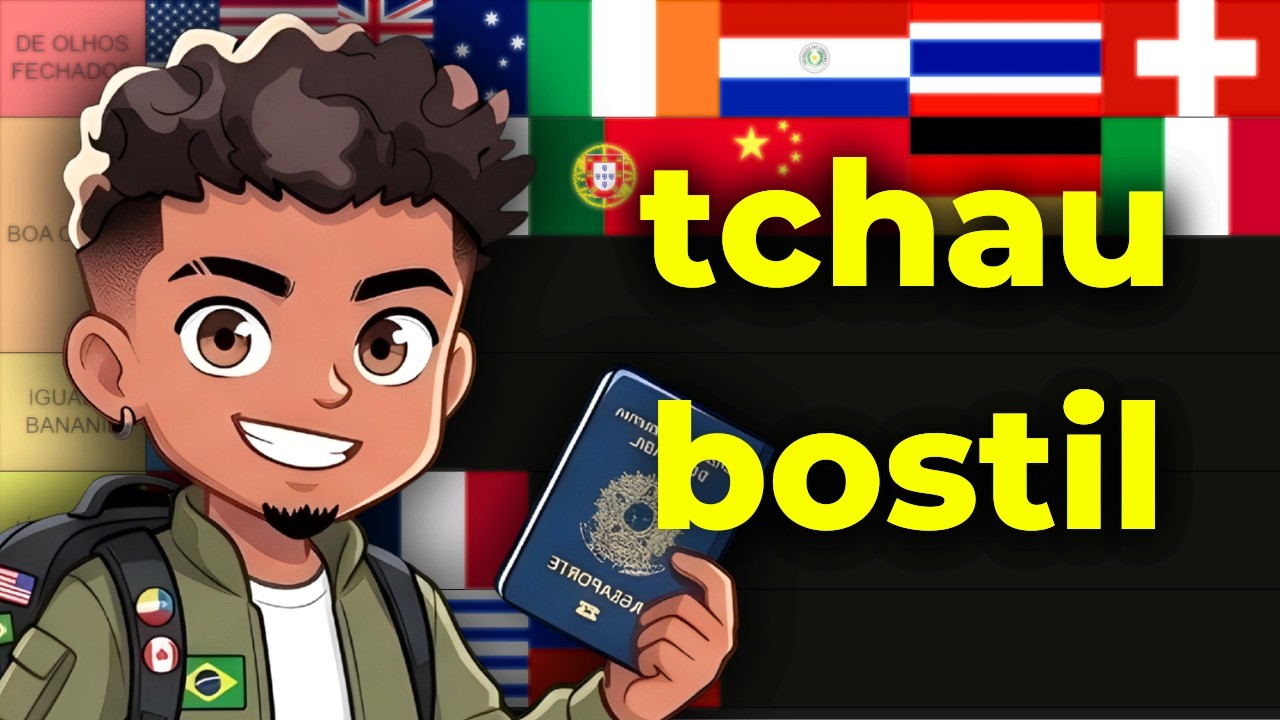 Os MELHORES/PIORES Países para um Brasileiro Viver (TIERLIST)