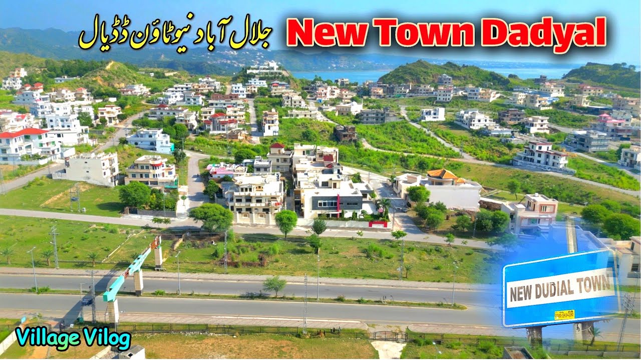 New Town Dadyal Azad Kashmir | Most Beautiful Houses in Pakistan | Village Vilog | Status Lines