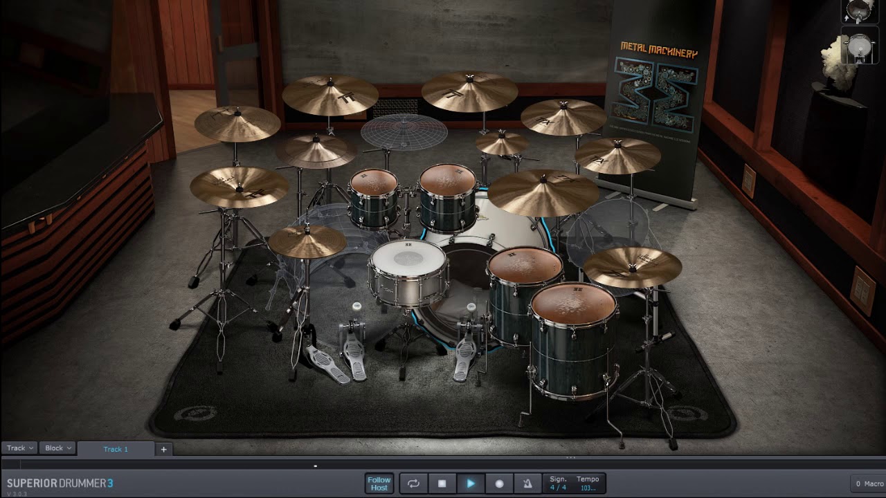 RAMMSTEIN - Bestrafe Mich only drums midi backing track