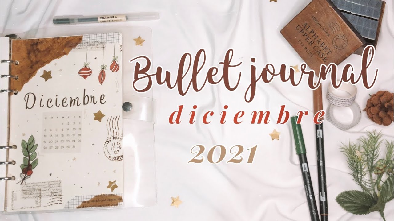 Bullet journal DICIEMBRE 2021✨// christmas theme♥️🎄+ revew phomemo M02S