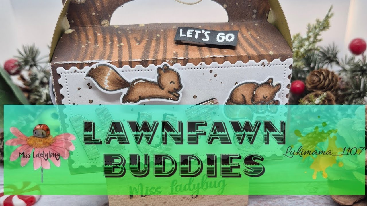 ☆LAWNFAWNBUDDIES ☆ lets go nuts #watchmecraft #lawnfawn #diy #geschenkideen #basteln #handmade 