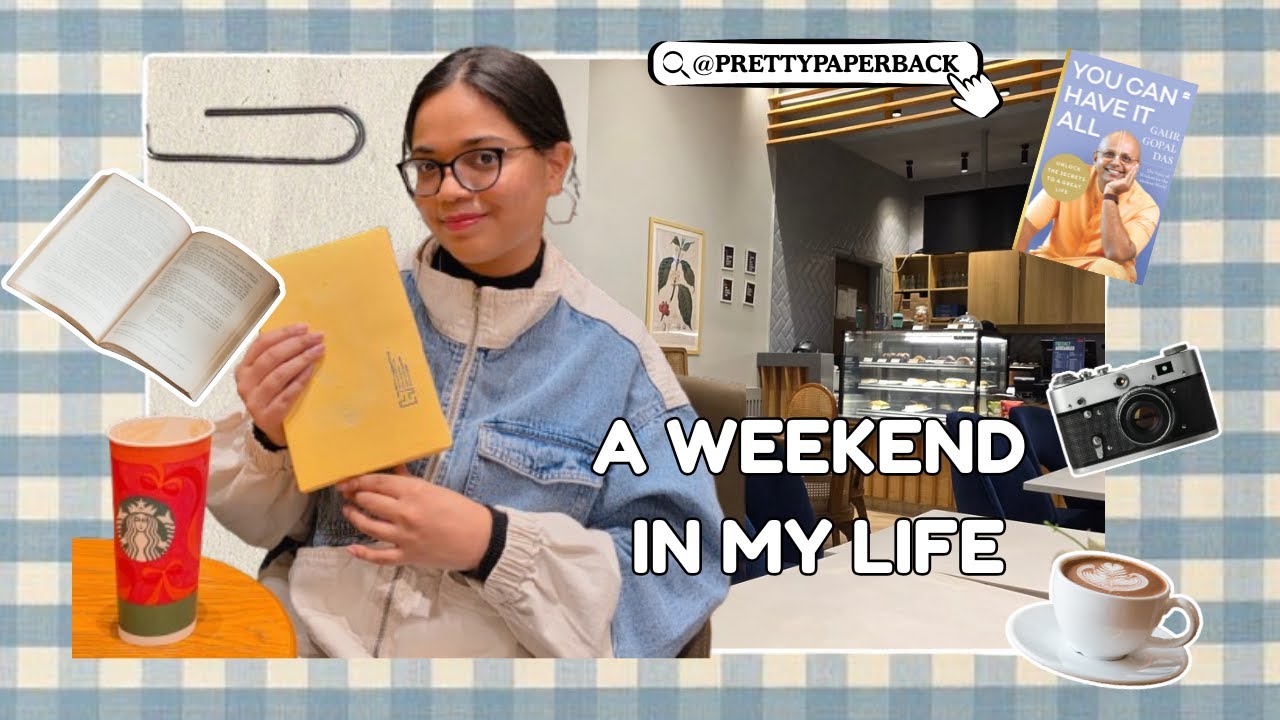 a weekend of my life| reading vlog, you can have it all@GaurGopalDas @HarperCollinsPublishersIndia