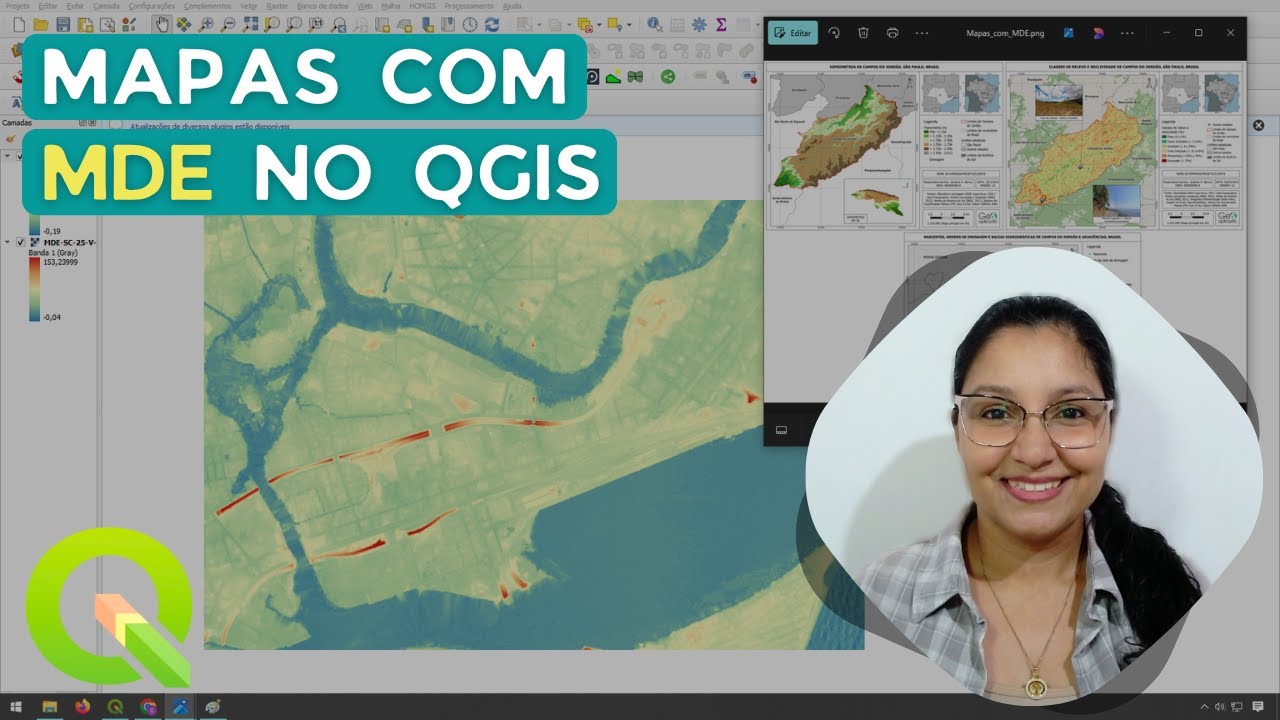 Mapas com MDE no QGIS - O que você precisa saber