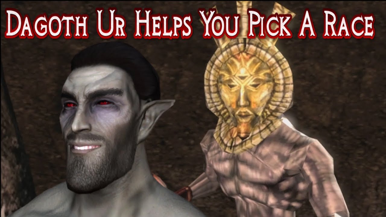 Дагот Ур поможет вам выбрать игровую расу во вселенной The Elder Scrolls