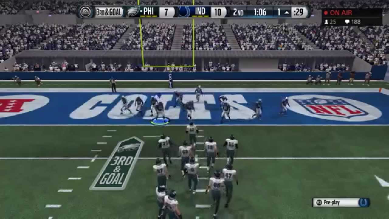 Press Row CFM: Week 2 - Eagles at Colts - Madden NFL 15 [PS4]