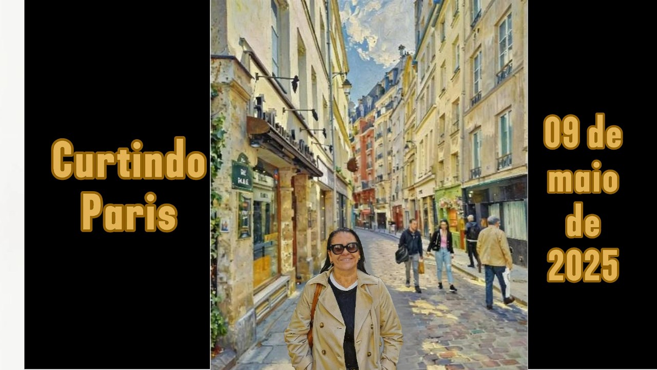 Passeio em Paris no dia 09 de maio de 2025