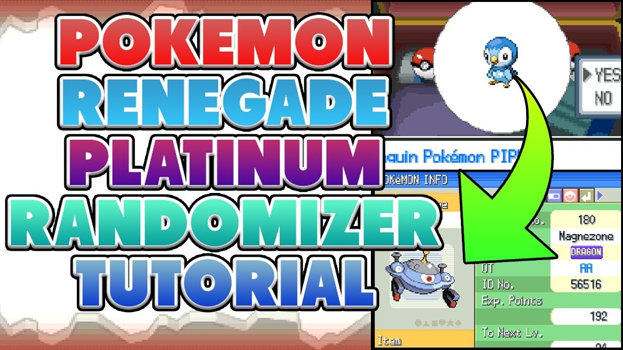 How to Randomize Pokemon Renegade Platinum Full Tutorial [2019]