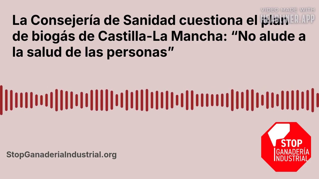 La Consejer&iacute;a de Sanidad cuestiona el plan de biog&aacute;s de Castilla-La Mancha: &ldquo;No alude a la salud...