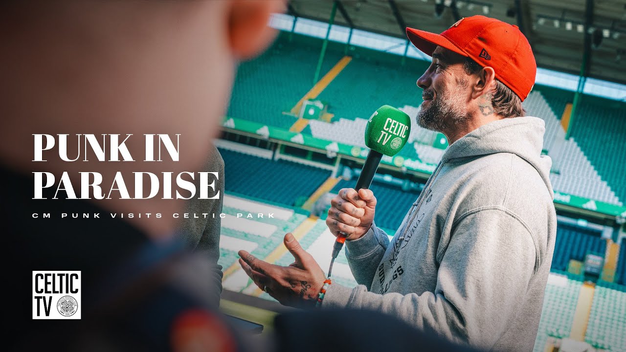 🏟️ Punk in Paradise | CM Punk paid his first visit to Celtic Park (25/03/25)