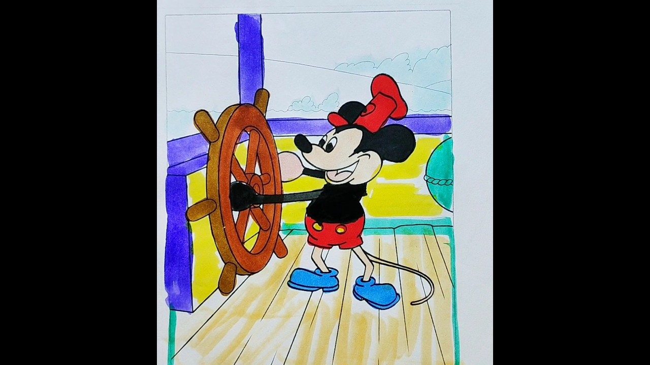 Mickey mouse clubhouse, Mickey mouse drawing #youtubeshorts #shorts #ashortaday