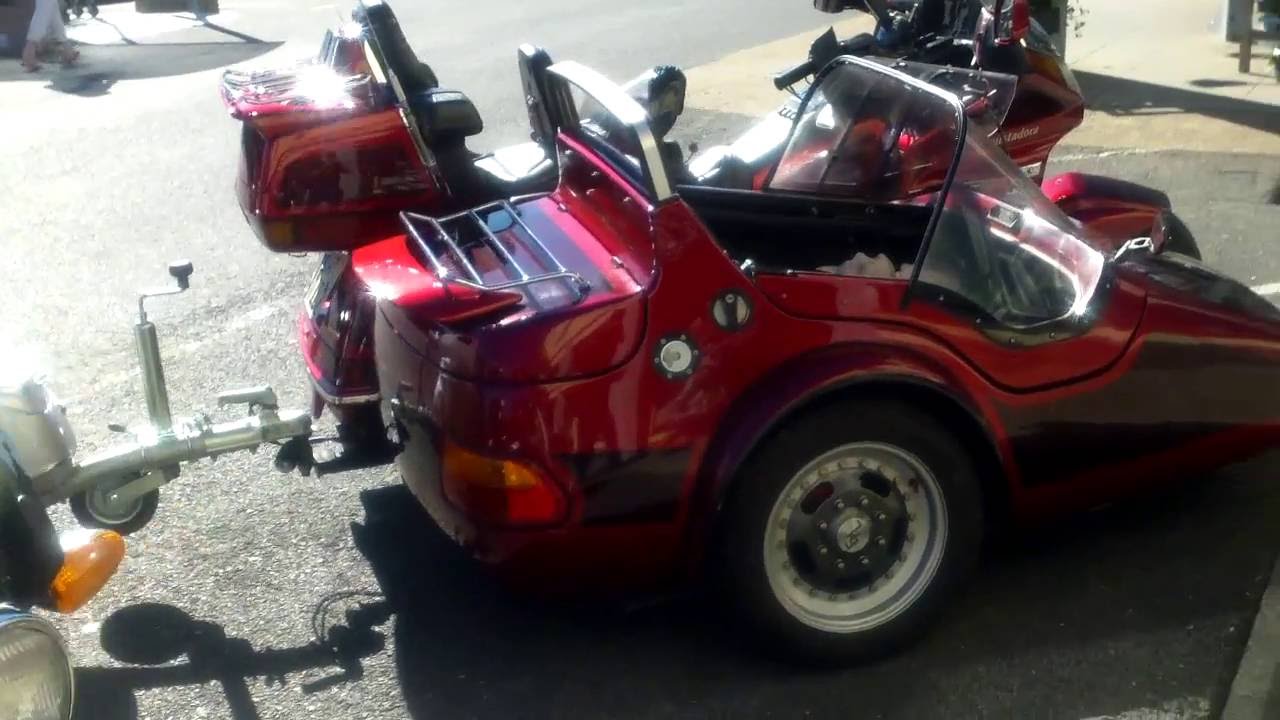 Goldwing + tiny RV camp trailer , EGT gespann treffen 2016
