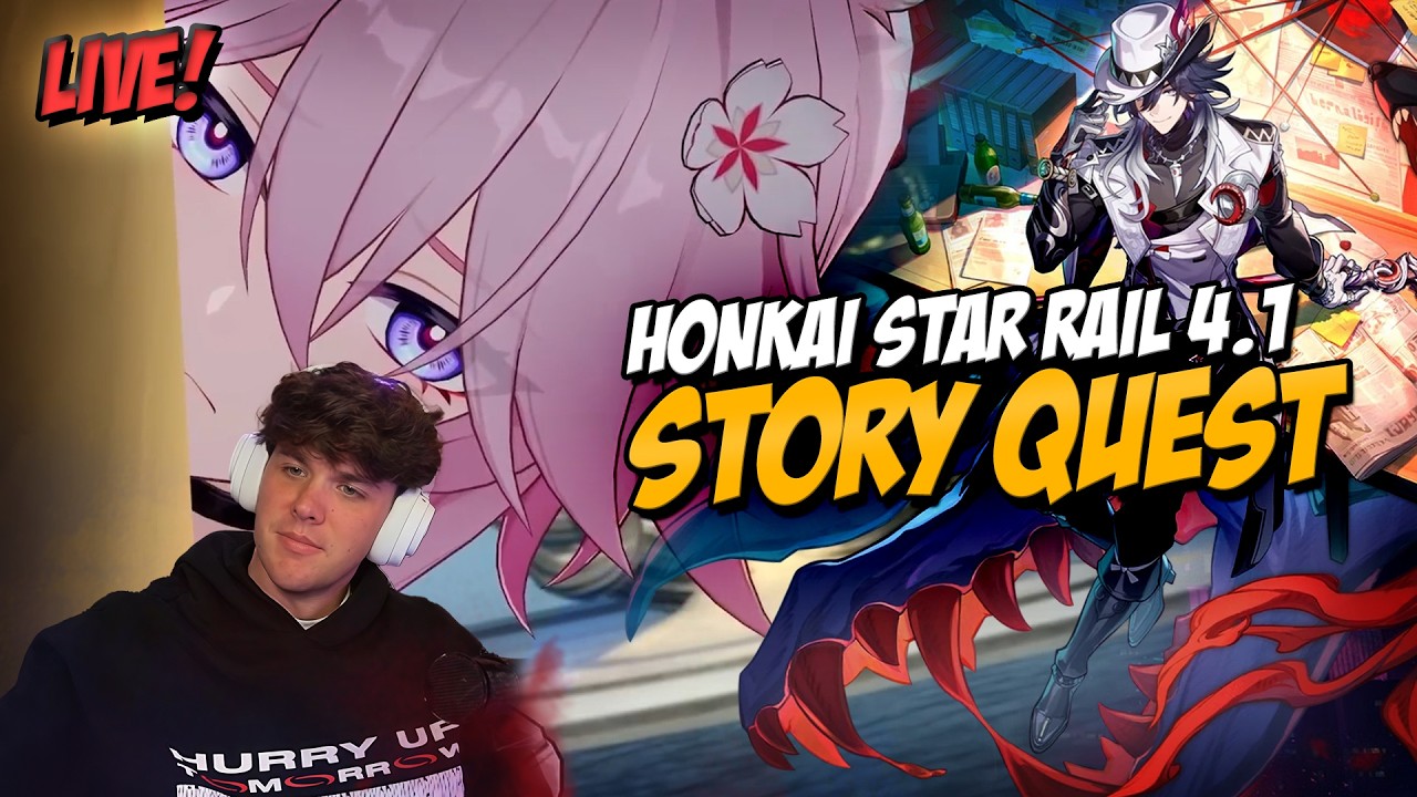 HSR 4.1 STORY QUEST REACTION  🔴 Honkai Star Rail 4.1 Trailblaze Mission Full Playthrough