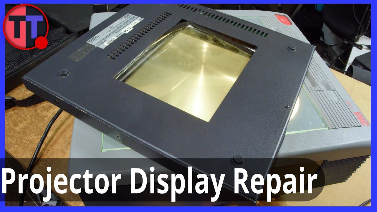 Overhead Projector VGA Display Repair (Arizona is hot edition)