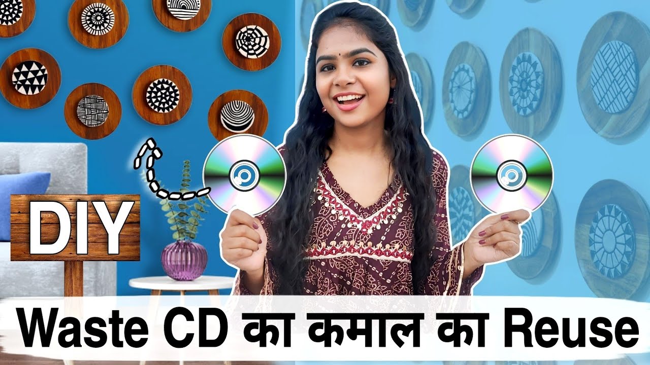 Best Use of Old CDs | DIY Wall Decor Ideas From Waste Materials | Boho