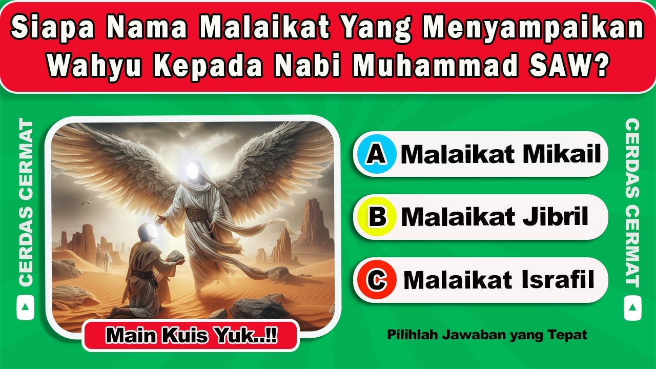 KUIS AGAMA ISLAM UNTUK ANAK | Seru & Mudah Dipahami | Soal & Jawaban Lengkap | Cerdas Cermat