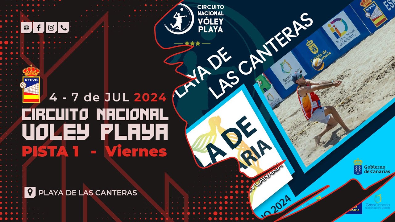 PISTA 1 - VIERNES - CIRCUITO NACIONAL VÓLEY PLAYA 2024