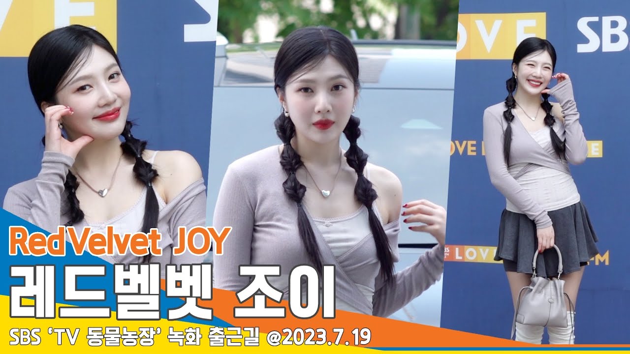 레드벨벳 조이, 목동 여신 등장이오~ 오늘도 상큼하게 화이팅!(동물농장 출근길)/ RedVelvet JOY  