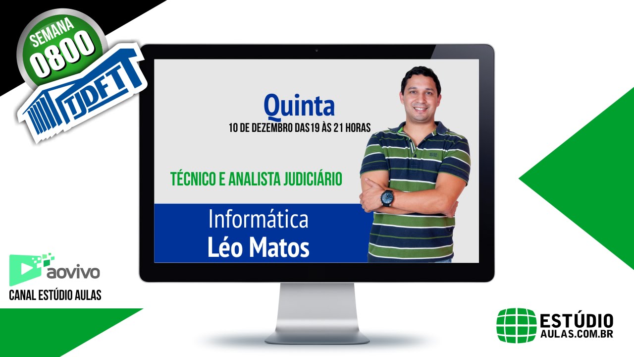 Aulão 0800 – Informática – Léo Matos
