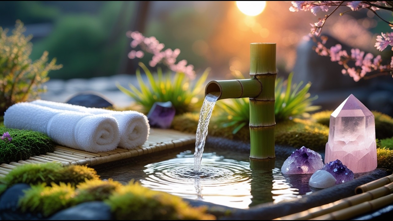 Soothing Relaxing Music & Water Sounds • Healing Of Stress, Anxiety And Depressive States.