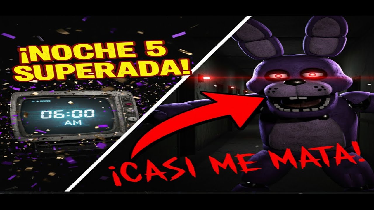 "Me destruyeron... pero NO ME RENDÍ | FNaF In Real Time (Noches 4 y 5)"