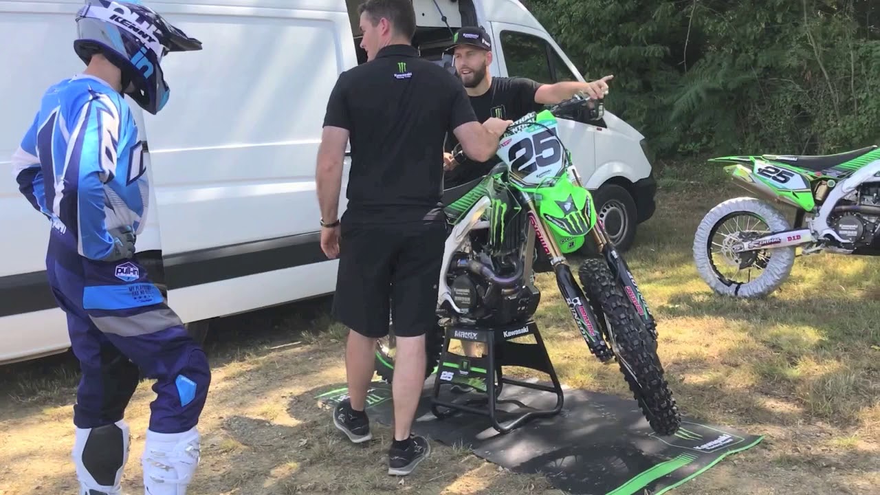 Essai Kawasaki “usine“ KX 450 Clément Desalle © Motoverte.com