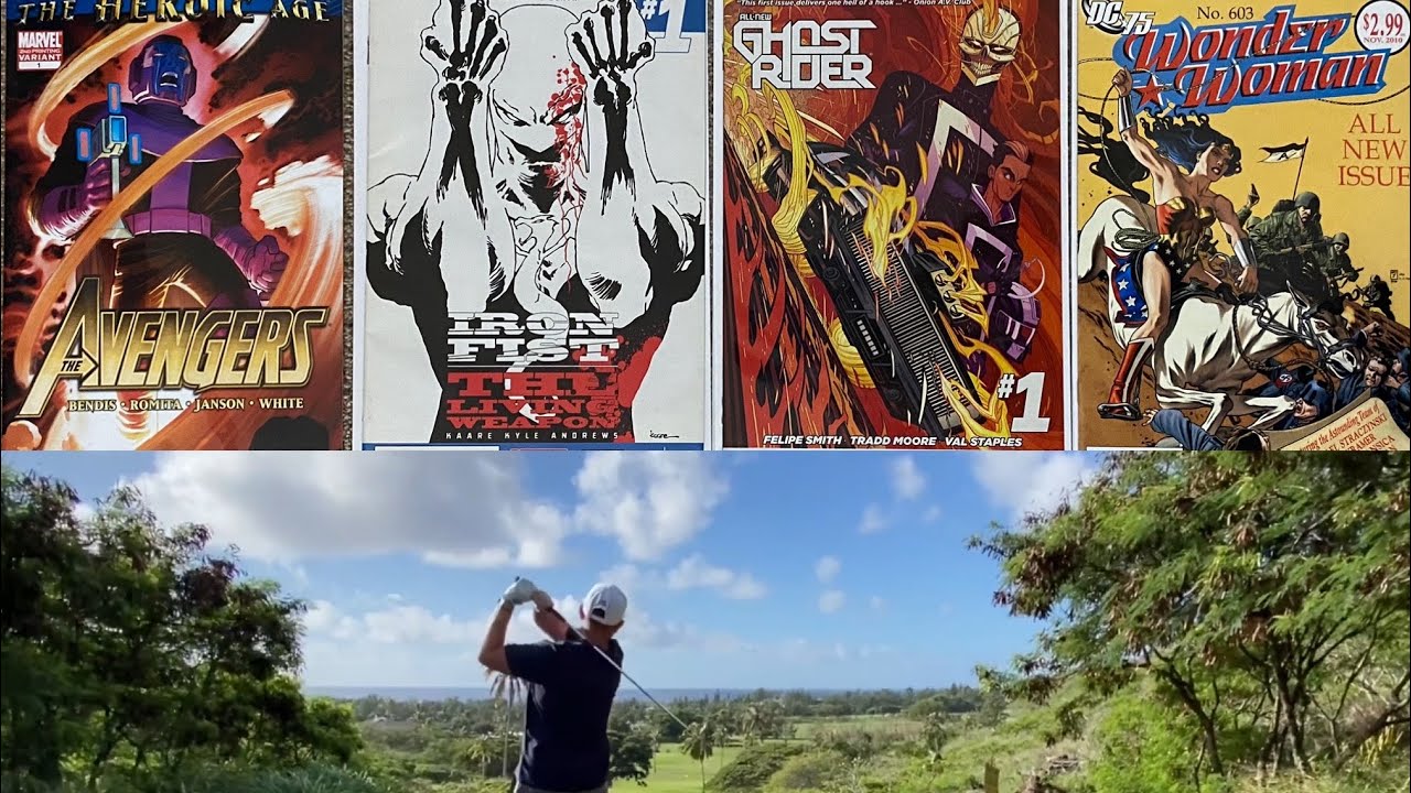 First Comic Haul of 2021 & Golf Vlog. 1st appearance, HTF comics, speculations and a Birdie?