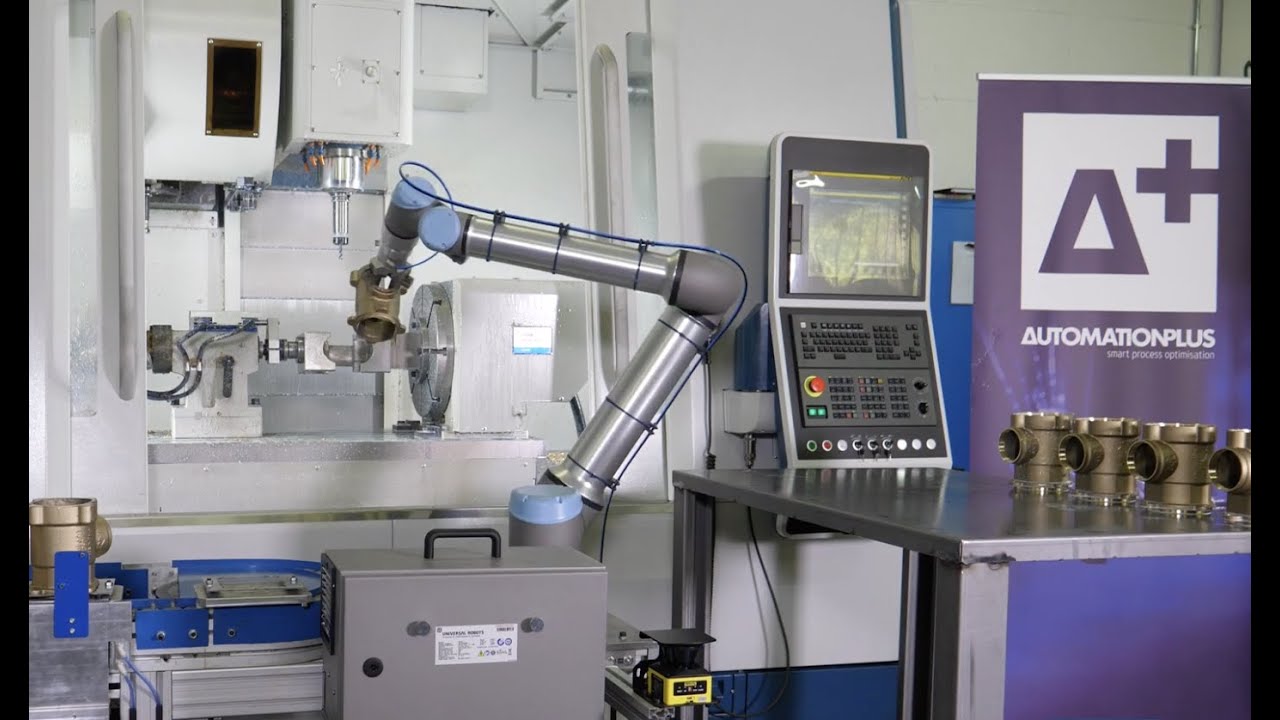 Isola per Carico CNC con Cobot / CNC Loading Line with Cobot