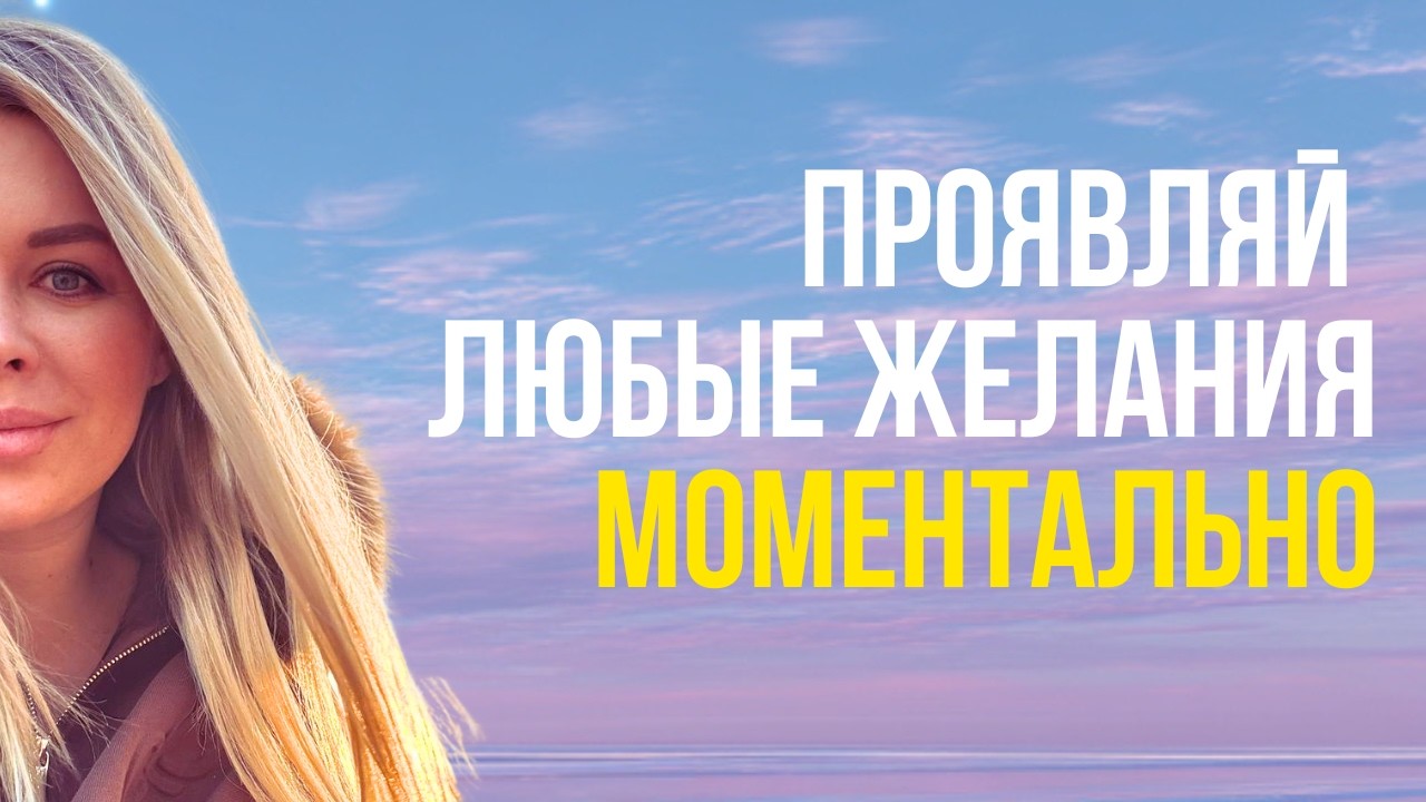 Проявляй любые желания моментально