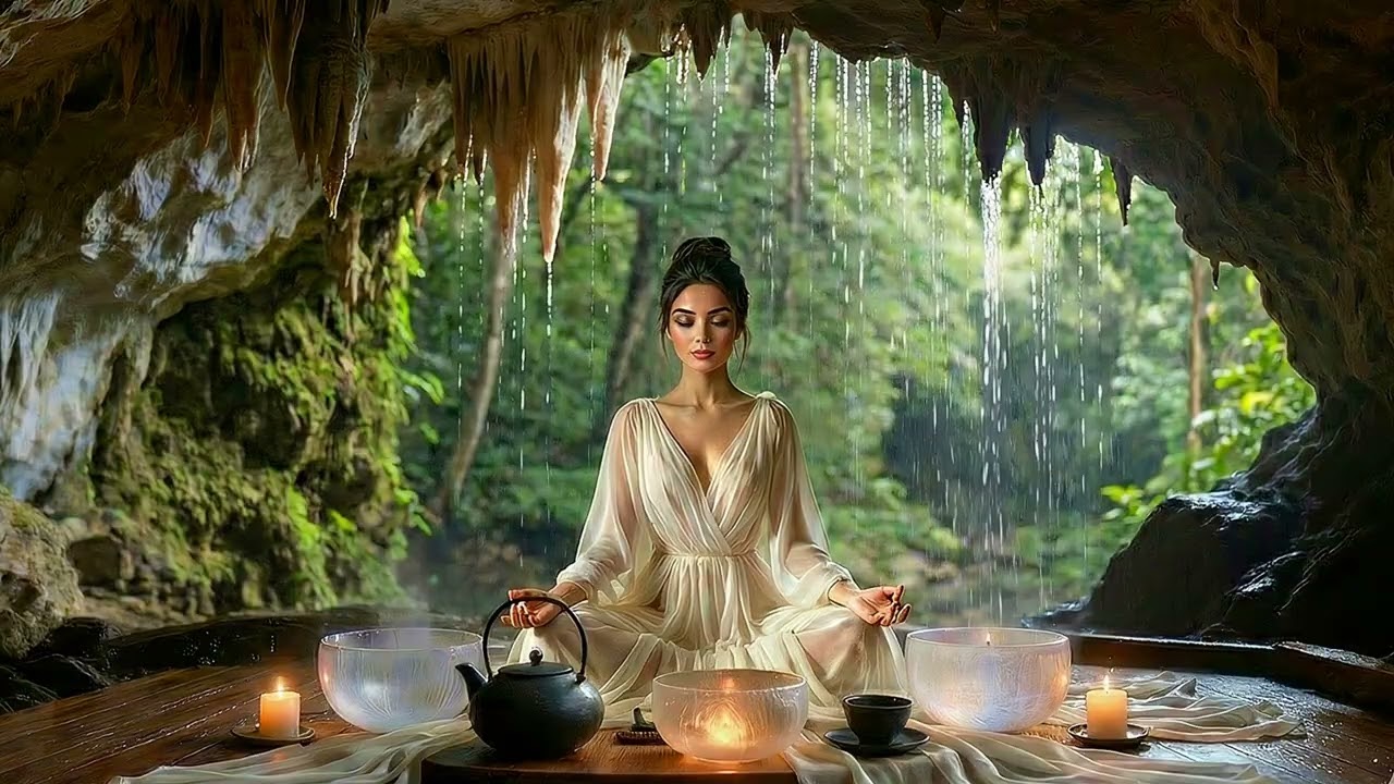 Deep Crystal Bowl Meditation Music | Healing Frequencies for Stress Relief, Sleep & Focus