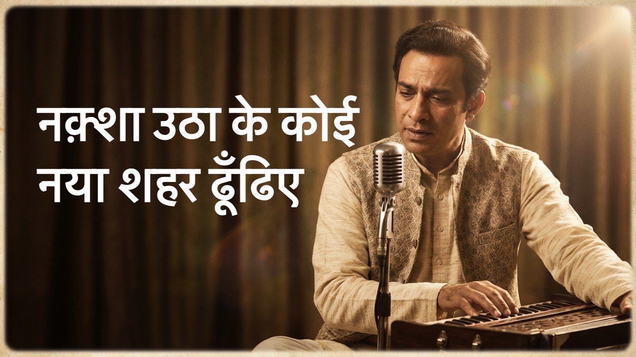 Naqsha utha ke koi naya shahar dhoondhie | #nidafazli #shayari #song #gazalsong #jagjitsinghghazals
