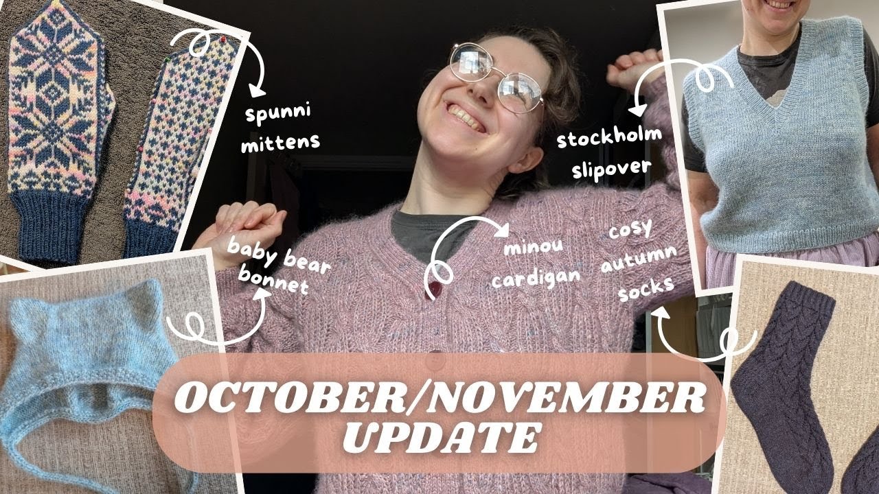 Last Push for Christmas Gifts! | October/November Update | Beth Knits
