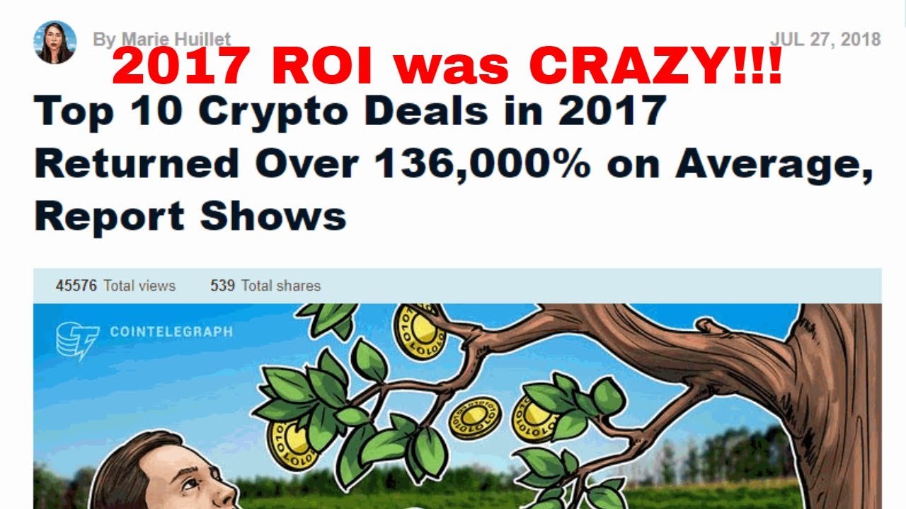 Top 10 Crypto Deals in 2017 Returned Over 136,000% on Average, Report Shows