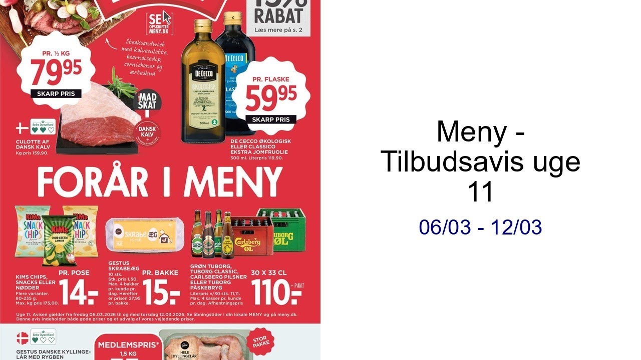 Meny - Tilbudsavis uge 11 06/03 - 12/03