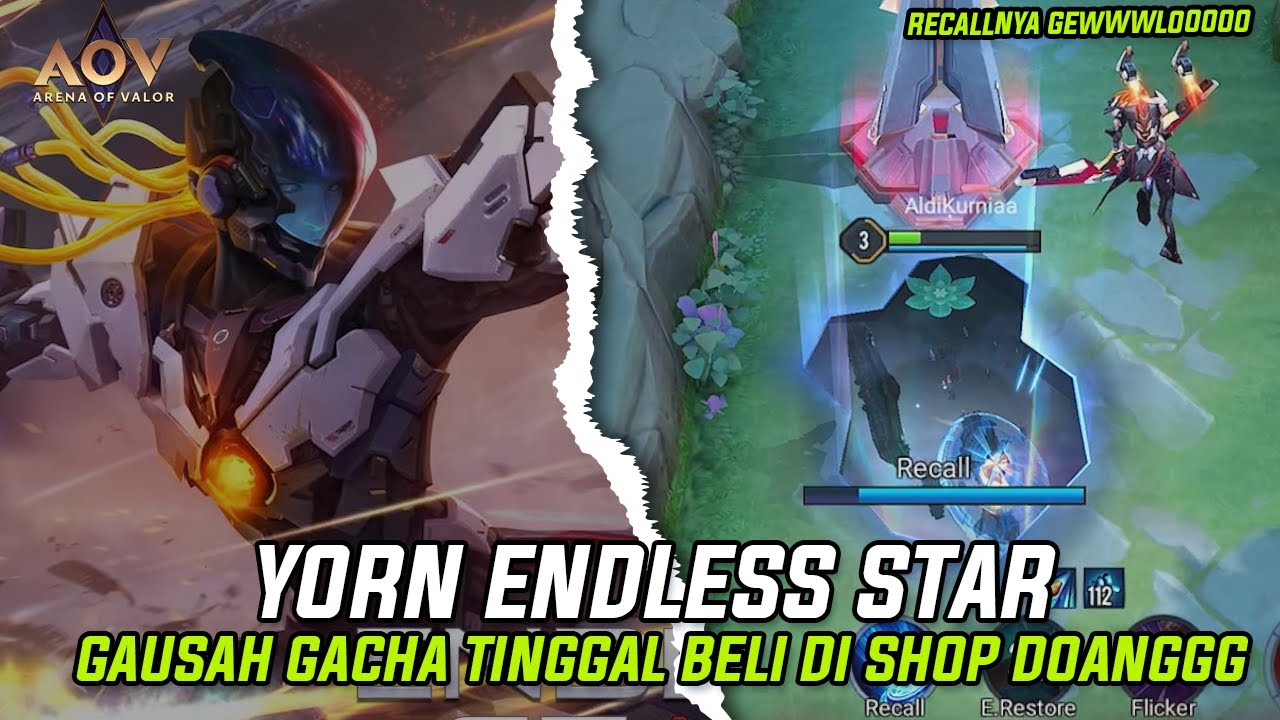 GAUSAH GACHA!! SKIN NAGA MULAI TERANCAM | YORN ENDLESS STAR SKIN REVIEW