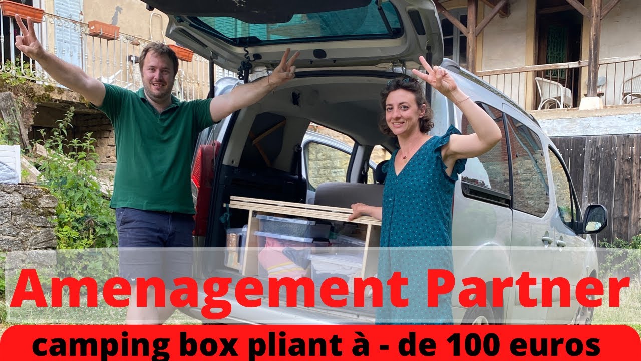 ✅AMENAGEMENT PEUGEOT PARTNER🔥➡️ PLAN SKETCHUP GRATUIT🚐🚐🚐CAMPINGBOX PLIANT LEGER VANLIFE