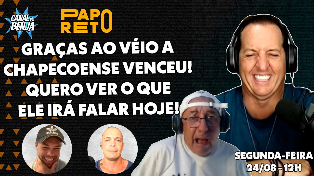 Papo Reto com Benja, Gladiador, Mano e V&eacute;io - ep. 636 - 24/08/2026