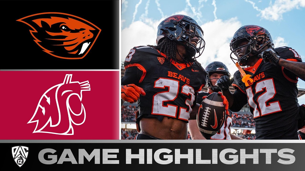 Неудержимые &laquo;Beavs&raquo; остаются непобежденными в Pac-12 | Oregon State против Washington State | Хай...