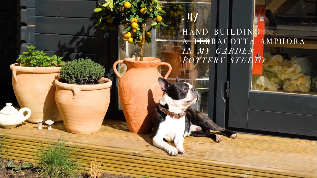 Making Terracotta Garden Pot | Hand Built Terracotta Planter | Ceramic Garden Plant Pot